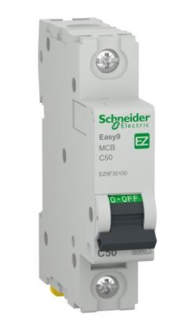 Автоматичен прекъсвач Schneider Electric Easy9 1P 50A C 6kA